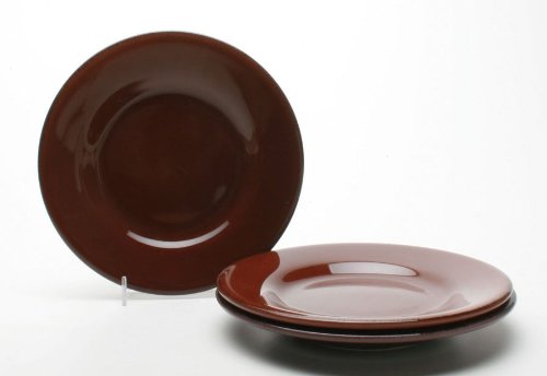 Sonoma Salad Plate in Chocolate - Set of 4 (Chocolate)