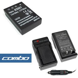 Click here to buy Kodak KLIC-5001 Accessory Bundle - Premium Replacement Lithium-Ion Battery + Digital... by Bargaincell.