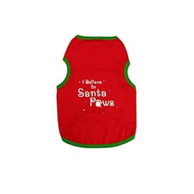 Kyjen I Believe in Santa Paws Tee - Small by Kyjen