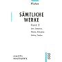 Platon. S�mtliche Werke Bd.2: Lysis, Symposion, Phaidon, Kleitophon, Politeia, Phaidros. �bers. v. Friedrich Schleiermacher.