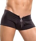 Male Power Stretch Zipper Short PAK-835