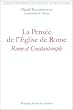 La pens�e de l'Eglise de Rome