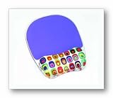 Mouse Pad,w/Gel Wrist Support,7-15/16"x9-1/4"x1",Multi Color