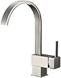 Yodel Modern Kitchen / Wet Bar Sink Faucet, Brushed Nickle