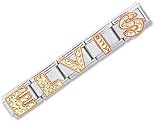 Clearly Charming Elvis Presley Collection 5 Gold and CZ Charms Italian Charm