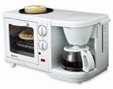 Review Aroma ABT-103W / Aroma ABT103W Breakfast to Go 3-in-1 Mini Toaster Oven, Griddle & Coffee Maker