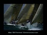 50 Footers, Christchurch Bay, The Solent, Art Poster by Kos