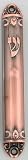 Decorated Metal Mezuzah Mezzuzah Mezuza Judaica