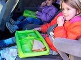 Aviva - 17003 - Set of 2 Inflate A Tray Floating Dining Tray - Green - 14 x 11 in.