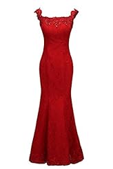 Satin Crystal Lace-Up Mermaid Floor Length Cap Sleeves Evening Dress/Prom Dress/Wedding Party Dress 