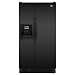 Amana : ASD2524VEB 25.4 cu. ft. Side by Side Refrigerator - Black