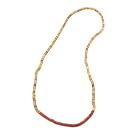 Natural Horn & Coral Bead Necklace