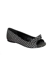 Open Toe Flat Women'S Size Shoe With Bow Detail