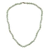 14k Gold Filled 6mm Jade Necklace, 18