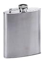 Taschenflasche/Flachmann Edelstahl chrom matt 240 ml