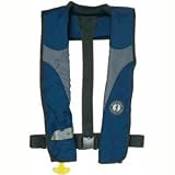 Mustang Survival MD3087 Deluxe Automatic Inflatable Personal Flotation Device with Bobbin Activation (Navy/Carbon)