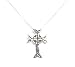 Celtic Crucifix Pendant - Sterling Silver Irish Celtic Knot Cross Pendant and 18 Box Necklace Included