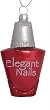 3" Fashion Avenue Glass Vixen Red Nail Polish Christmas Ornament
