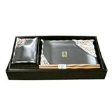 2 piece Japanese Sushi Plate Set w/ Chopsticks