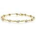 0.50ctw. 14K Gold Fancy Diamond Bracelet - 7