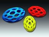 JW Pet Company Hol-ee Football Size 8 Rubber Dog Toy, Large, Colors Vary