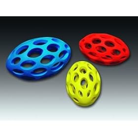 JW Pet Company Tough By Nature Sphericon 8 in Dog Toy Assorted Colors