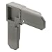 Frame Corners, Gray, Plastic, PK4 (Pack Of 10)
