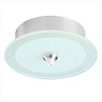 Quick Connect Monopoint Round Glass Canopy Finish: Chrome