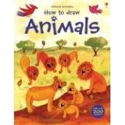 How to Draw Animals [With Stickers] (Usborne Activities)