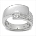 Size 7 18K white gold Vanora Mother of Pearl Ring