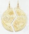 Mizpah Coin Charm - XR434