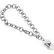 Stainless Steel Cleveland Browns Logo Dangle Bracelet