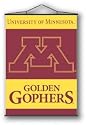 NCAA Minnesota Golden Gophers 40"x 28" Indoor Banner Scroll