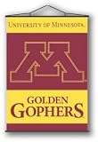NCAA Minnesota Golden Gophers 40x 28 Indoor Banner Scroll