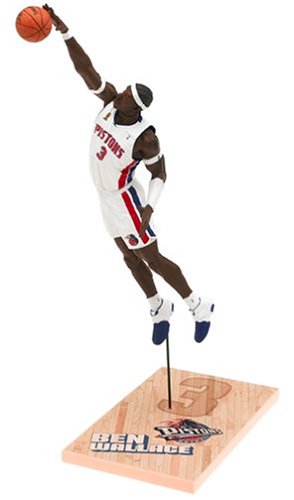 BEN WALLACE 2 WHITE PISTONS JERSEY VARIANT