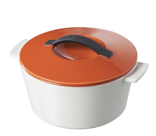 Revolution 642423 7-1/2-Inch Round Lid Clementine