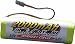 9.6V NiMH 2000 mAh RC Rechargeable Battery pack-Square Transmiter pack for Hitec and Airtronic Image
