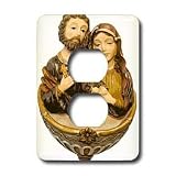Religion - Holy Water Font - Light Switch Covers - 2 plug outlet cover