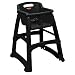 Rubbermaid FG780608 Black Sturdy Chair Youth Seat without Wheels, 23.5" Length, 23.5" Width, 29.75" Height