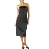 Isaac Mizrahi for Target Strapless Sateen Dress - Ebony