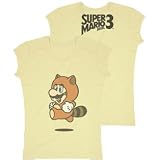 Nintendo Super Mario Bros. 3 Mario Raccoon Juniors Girly T-Shirt