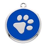 SmartTag Blue Paw Lost Pet Recovery ID Tag