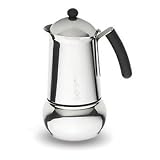 Bialetti Class Black Stove Top Maker, 6 espresso cup
