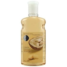 Bath and Body Works Classics Creamy Coconut Pleasures Collection Shower Gel 10 oz by Bath & Body Works