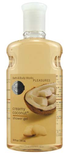 Bath & Body Works Classics Creamy Coconut Pleasures Collection Shower Gel 10 oz
