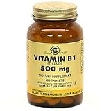 Solgar Vitamin B1 500 mg Tablets (Thiamin) - 100 tablets