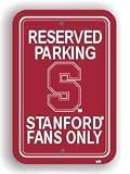 STANFORD CARDINAL PARKING SIGN