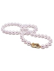 5.5x6mm A Quality Japanese Akoya saltwater cultured pearl necklace 24" Matinee
