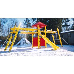Fort Nelson Blue Light Commercial Playground Set