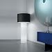 Modiss 600270801 Lopo Floor Lamp Shade Color: Black Cloth